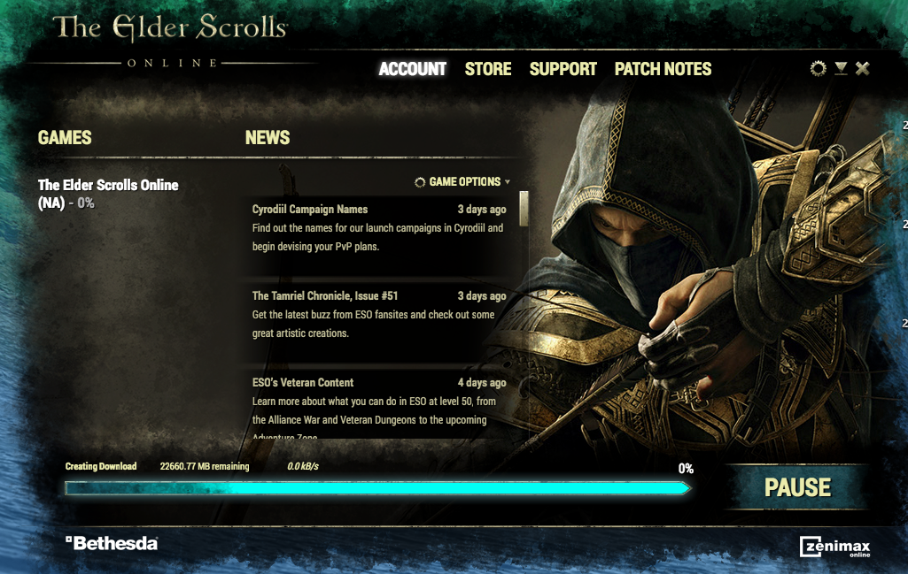 The Elder Scrolls Online for mac download