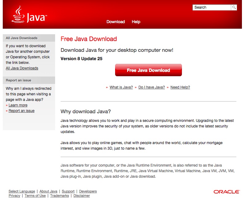 Java Jre 7 Download Mac